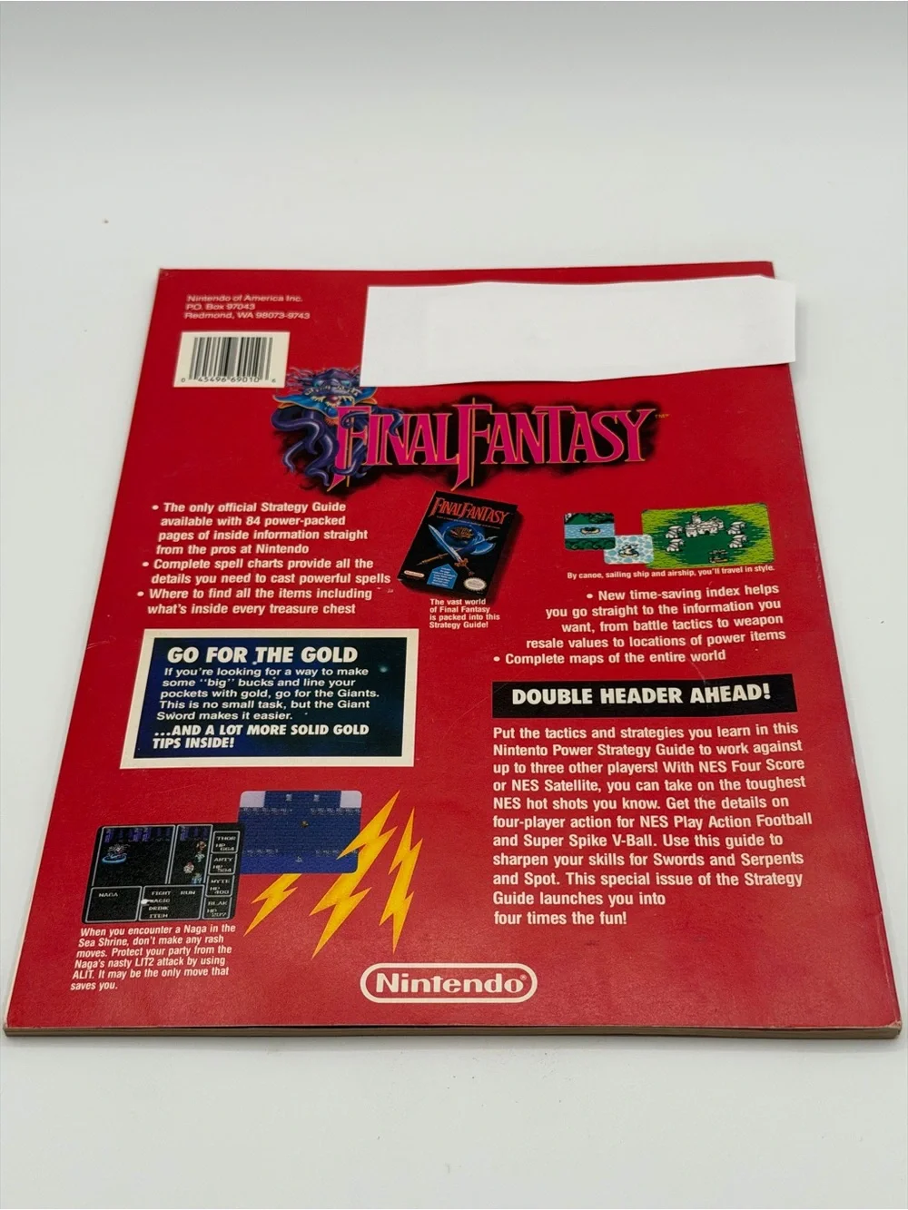 Nintendo Power Strategy Guide Final Fantasy Volume 17 1990 Magazine